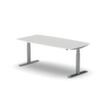 Nowy Styl Table de conférence hauteur réglable électriquement eModel 2.0, largeur x profondeur 1800 x 800 mm, panneau MB White Grey