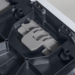 Allit plaque adaptatrice EuroPlus (5er) pour mallette pour petites pièces  S