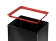 Hailo Poubelle Big-Box Swing XL avec couvercle oscillant à fermeture automatique, 52 l, noir Missing translation S