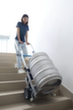 Diable monte-escaliers à chenilles électrique ERGO®, force 105 kg, largeur de pelle 470 mm  S