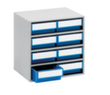Treston petit bloc tiroirs, 8 tiroir(s), RAL7035 gris clair/bleu  S