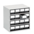 Treston petit bloc tiroirs, 16 tiroir(s), RAL7035 gris clair/gris  S