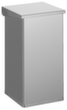Poubelle Carro Lift avec amortisseur, 55 l, gris