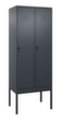 C+P Armoire vestiaire Classic Plus pour une séparation en noir et blanc, largeur de compartiment 400 mm