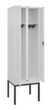 C+P Armoire vestiaire Classic Plus pour une séparation en noir et blanc, largeur de compartiment 300 mm  S