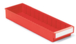Treston Bac compartimentable robuste, rouge, profondeur 600 mm