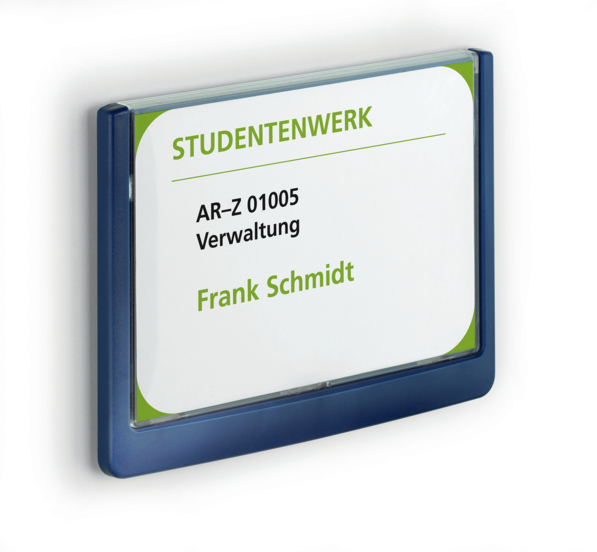 Durable Plaque de porte Click Sign avec cadre coloré, format portrait 105,5  ZOOM