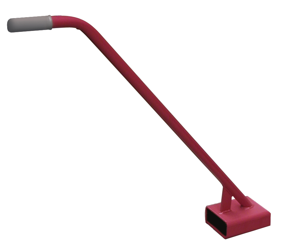 Bauer Lève-bras de fourche, RAL3000 rouge vif, pour section de dent hauteur x largeur 55 x 125 mm