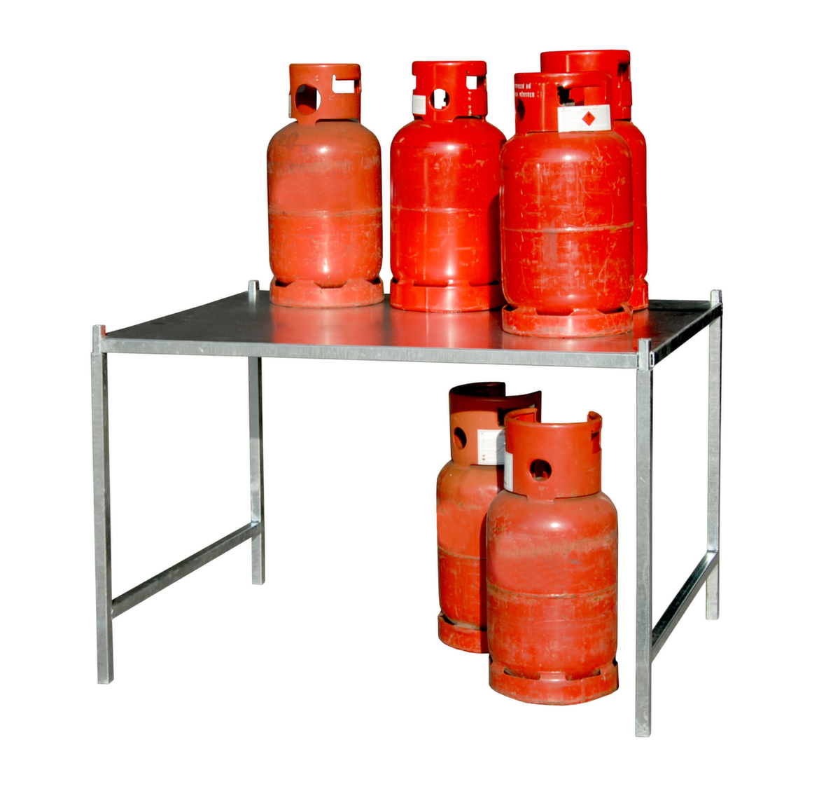 Rack pour bouteilles de gaz, bouteille de gaz jusqu’à 11 kg  ZOOM