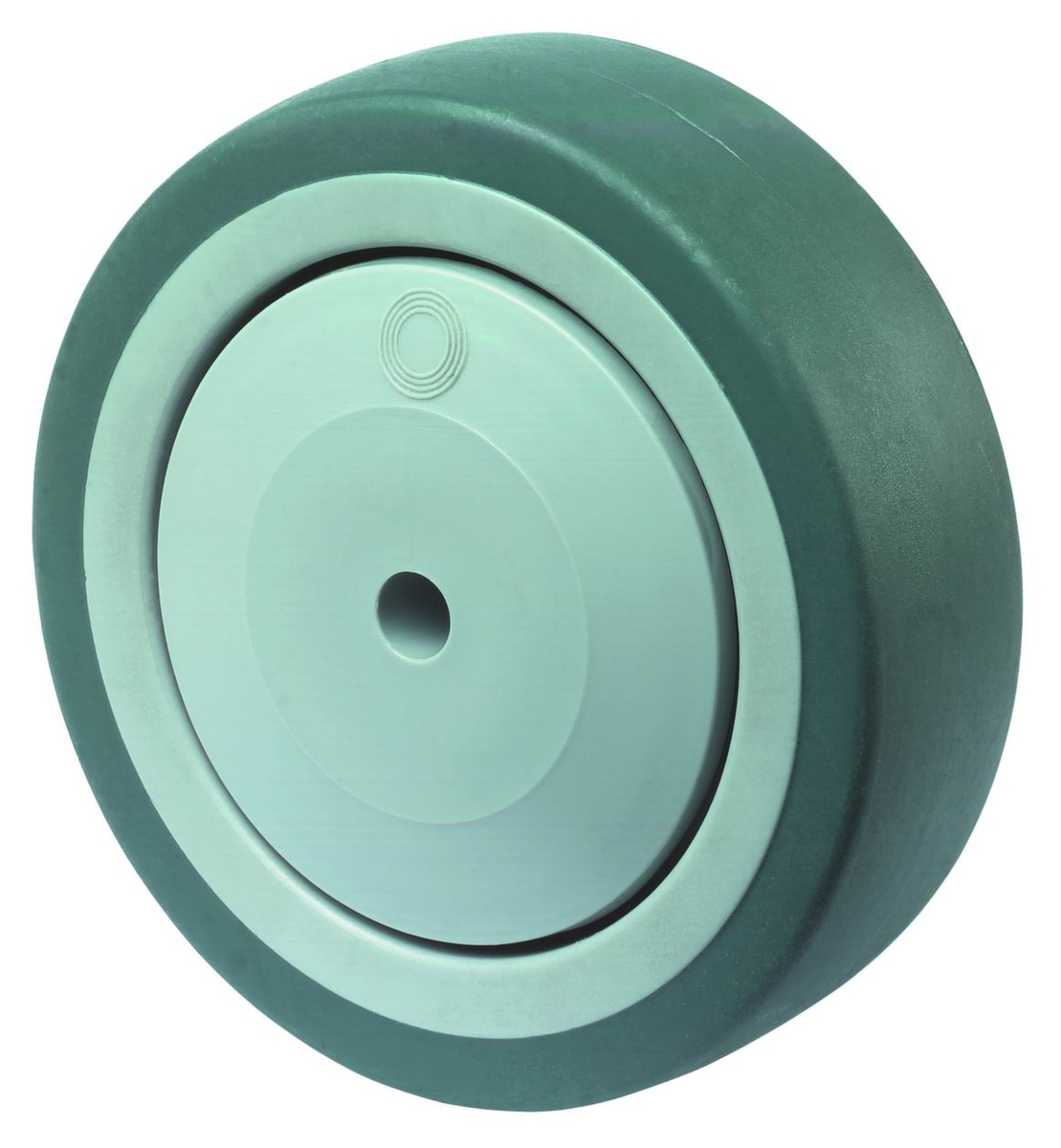 BS-ROLLEN Roulette pour machines thermoplastique avec pare-fils, force 100 kg, TPE bandage  ZOOM