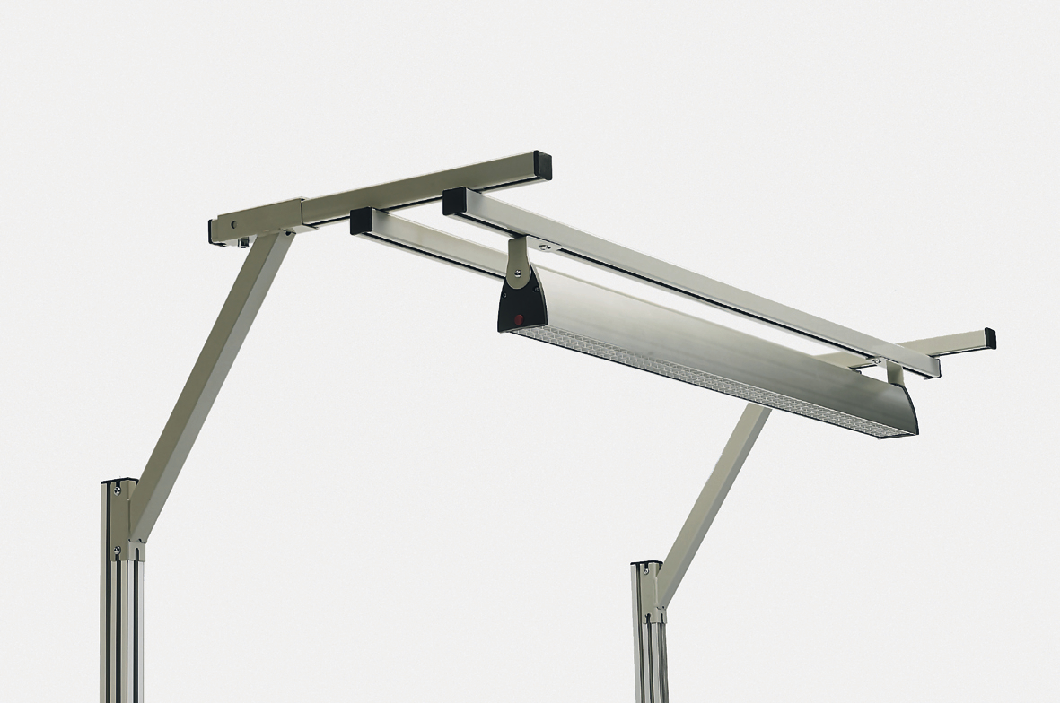 Treston Châssis supérieur pour outils et lampes pour table de travail, largeur 1800 mm  ZOOM