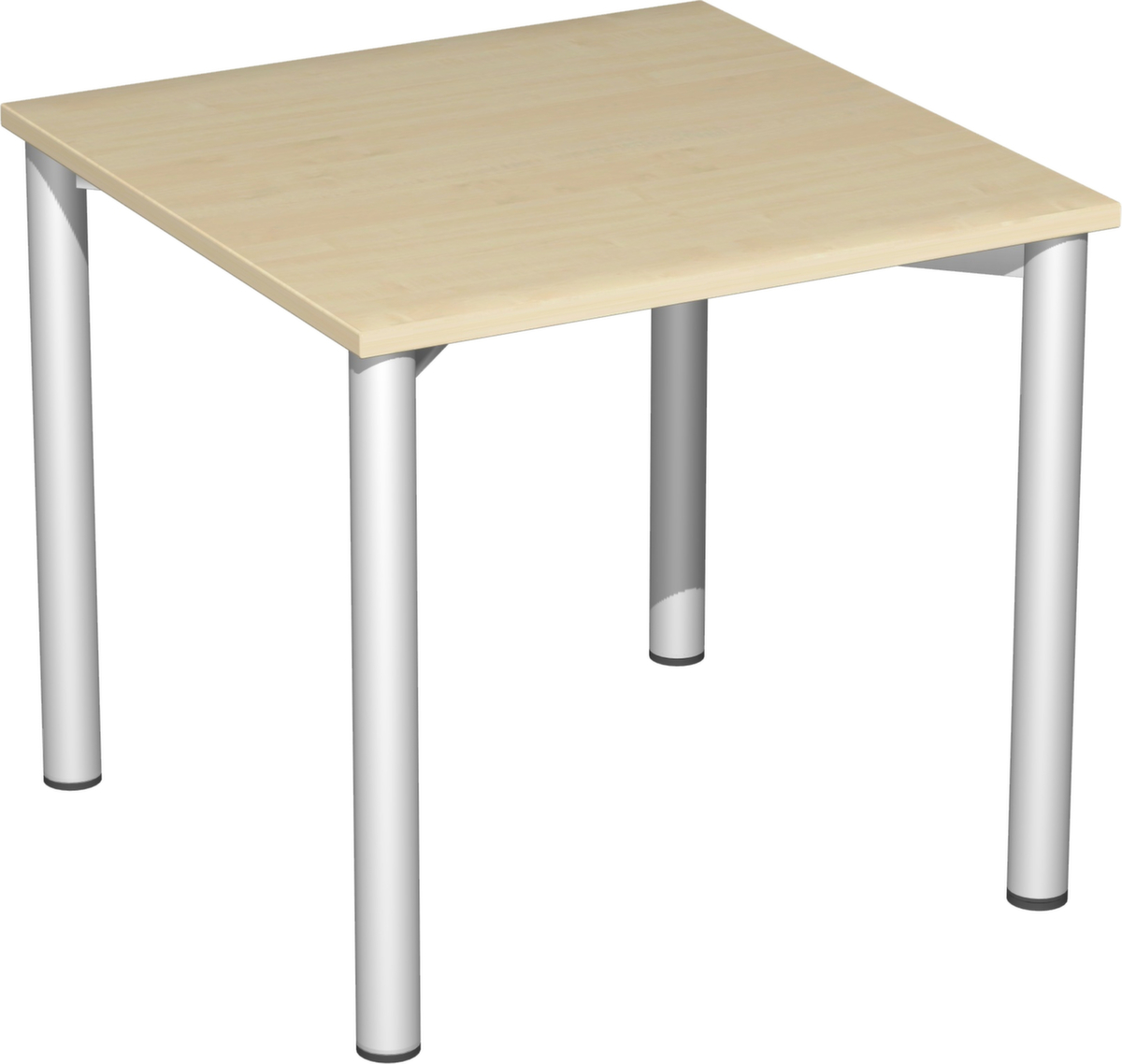 Table polyvalente, largeur x profondeur 800 x 800 mm, panneau érable  ZOOM