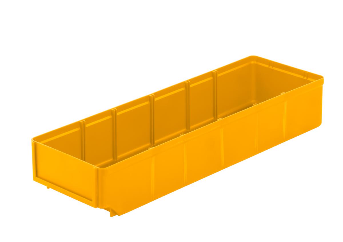 bac compartimentable, grande surface d’inscription, jaune, profondeur 500 mm  ZOOM