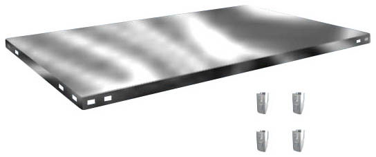 hofe Tablette pour rayonnage de stockage, largeur x profondeur 1300 x 800 mm  ZOOM