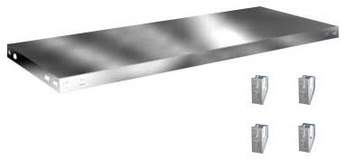hofe Tablette pour rayonnage modulaire, largeur x profondeur 1000 x 400 mm  ZOOM