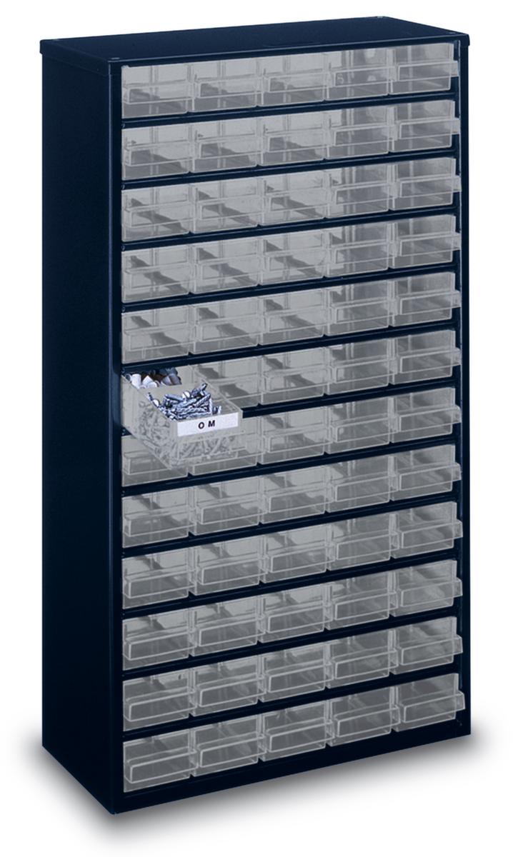 raaco Bloc à tiroirs transparents avec cadre métallique robuste  ZOOM
