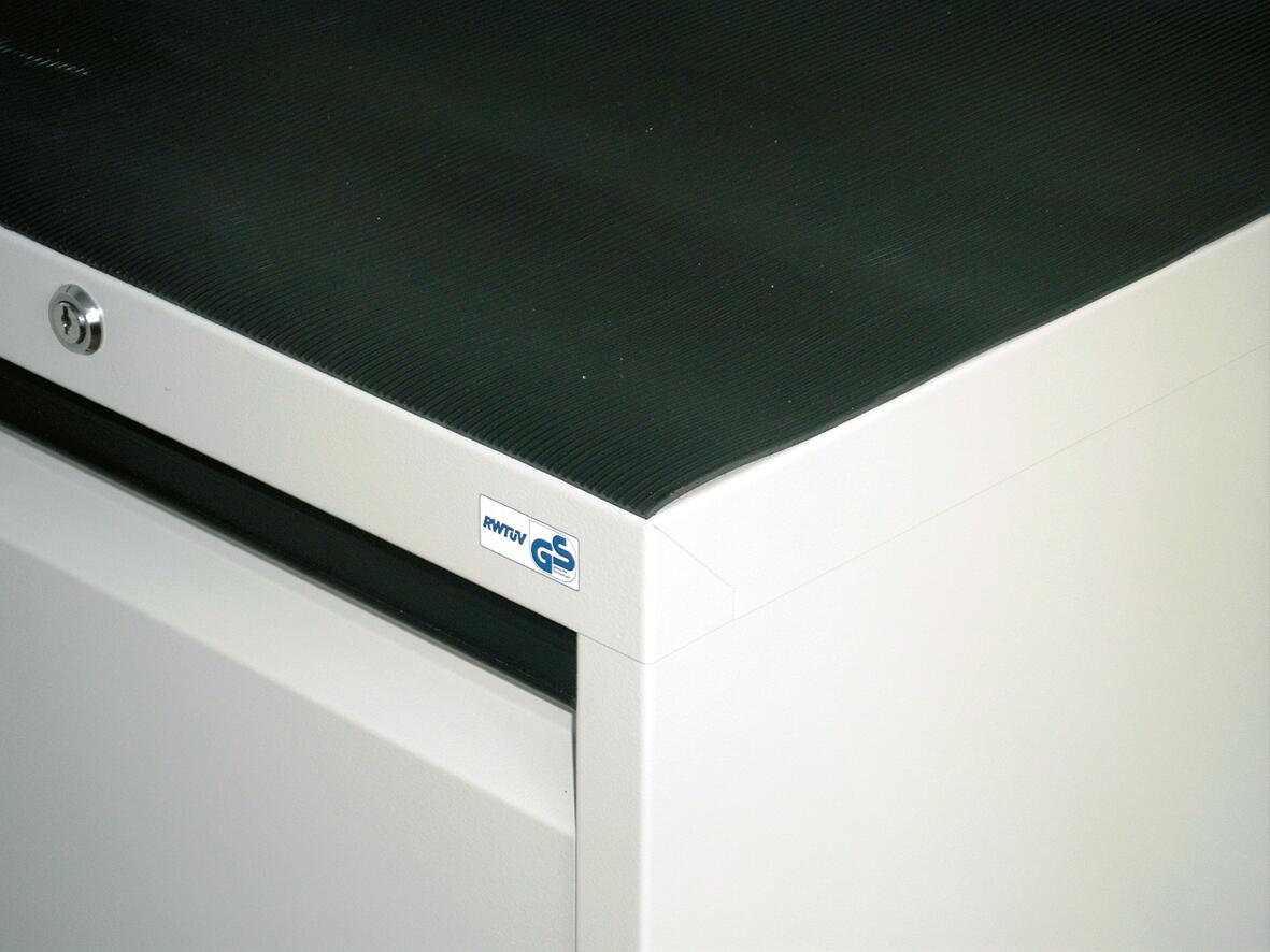 stumpf Armoire d'atelier Serie 3000 avec tablettes de rétention extensibles + tiroirs  ZOOM
