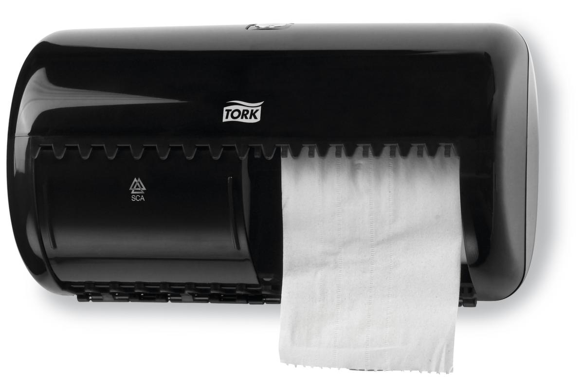 Tork Distributeur de papier hygiénique, plastique, noir  ZOOM