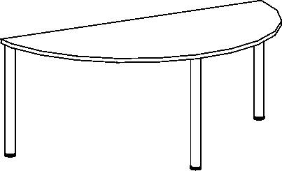 Gera Table de conférence Basis, largeur x profondeur 1600 x 800 mm, panneau gris clair  ZOOM
