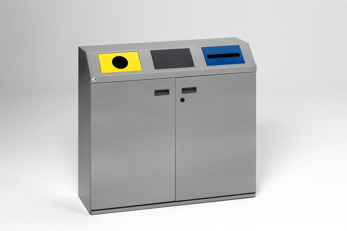 VAR Station de collecte de matières recyclables WS 97, 3 x 80 l  ZOOM
