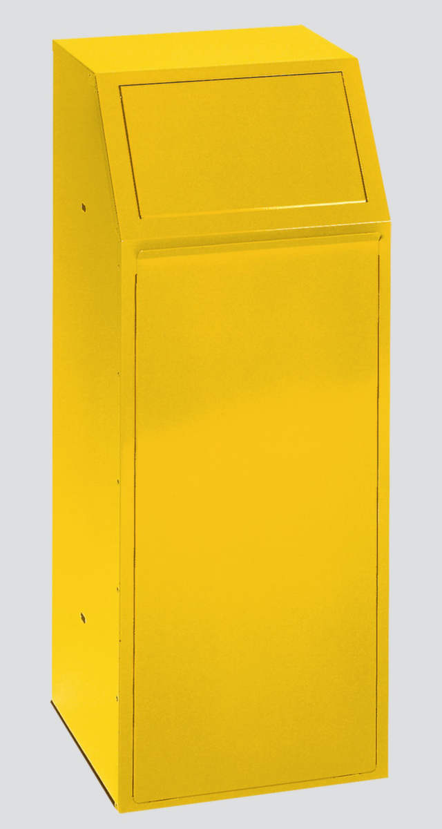 VAR Collecteur de recyclage P 80, 68 l, RAL1023 jaune signalisation, couvercle RAL1023 jaune signalisation  ZOOM