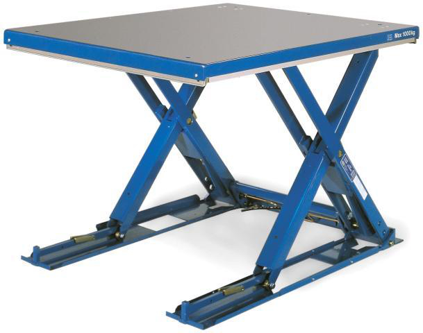 Table élévatrice plate, 500 kg force, 1350x1050 mm