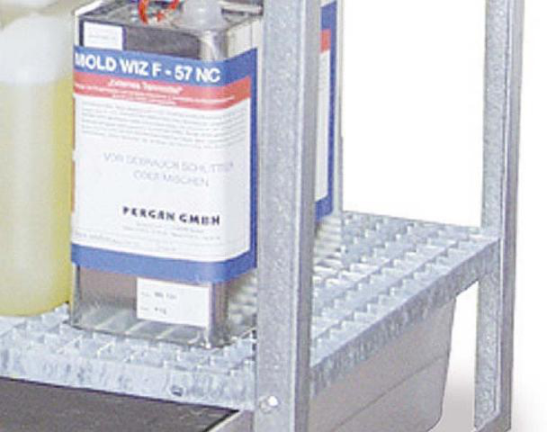 Cemo Etagère en caillebotis pour étagère de remplissage, largeur 1320 mm  ZOOM