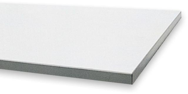 Table d'appoint pour table de montage avec cadre lourd, largeur x profondeur 1000 x 750 mm, plaque gris clair  ZOOM