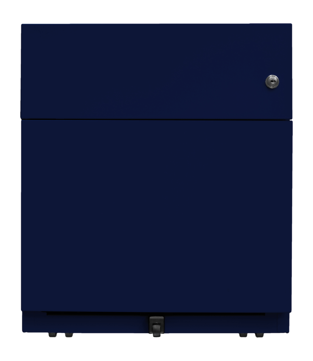 Bisley Conteneur à roulettes Note avec tiroir HR, 1 tiroir(s), bleu Oxford/bleu Oxford