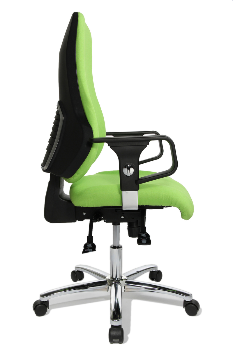Topstar Siège de bureau pivotant Sitness 55 avec articulation Body-Balance-Tec®, vert  ZOOM