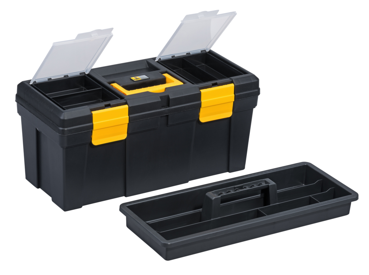 Allit Boîte à outils McPlus Promo 20 en PP noir/jaune  ZOOM
