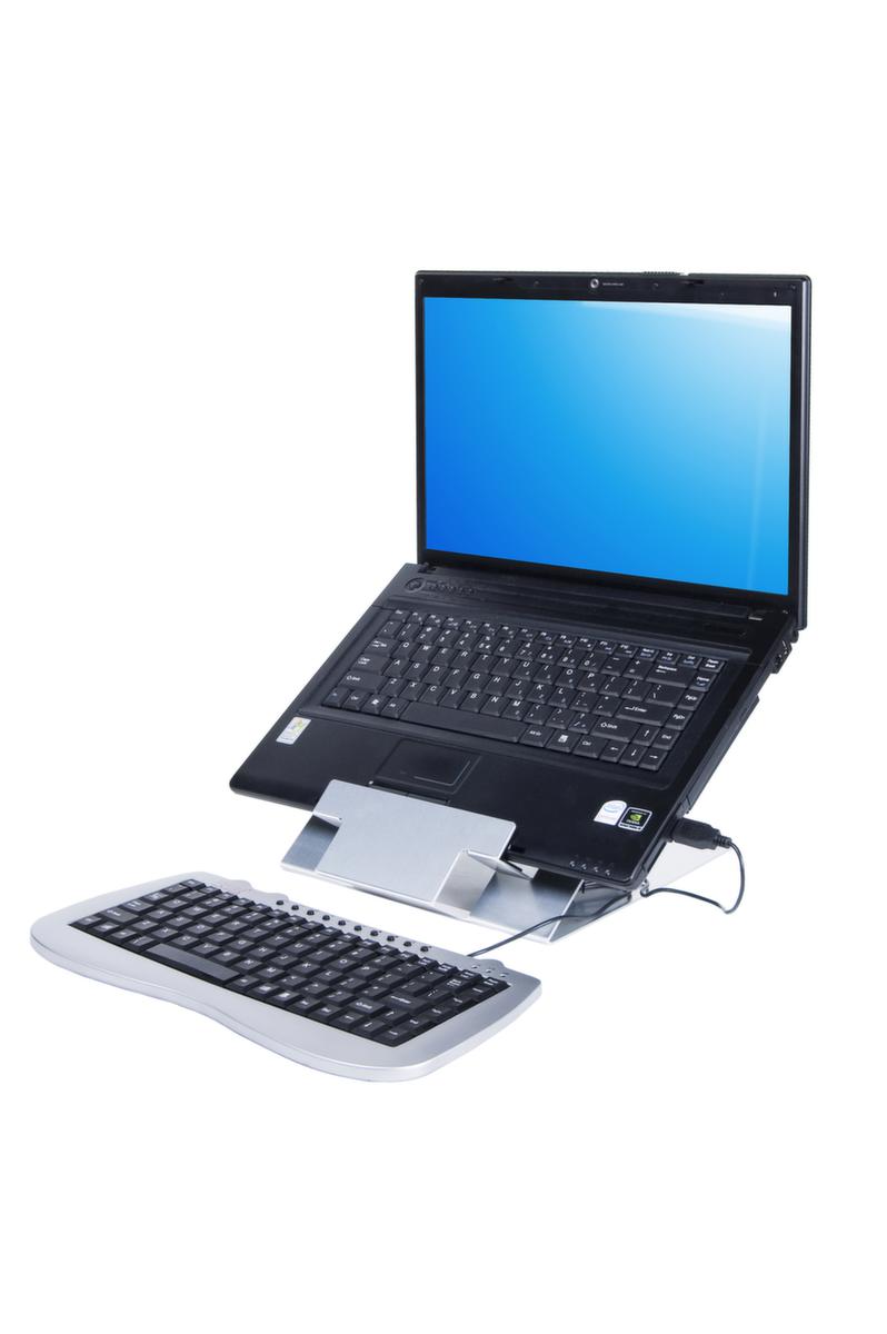 Support pour ordinateur portable ErgoFold II, hauteur 151 - 211 mm  ZOOM