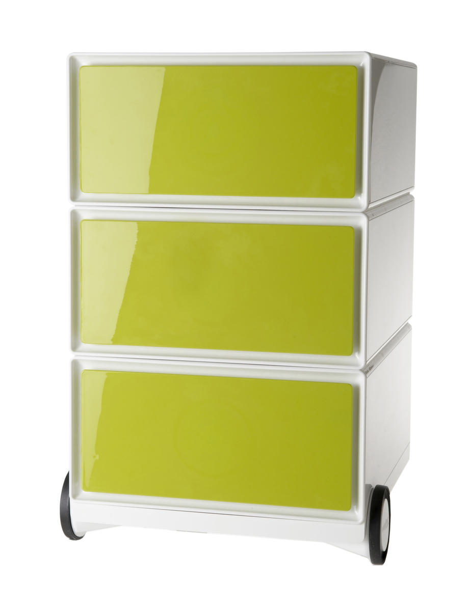 Paperflow Caisson mobile easyBox, 3 tiroir(s), blanc/vert  ZOOM