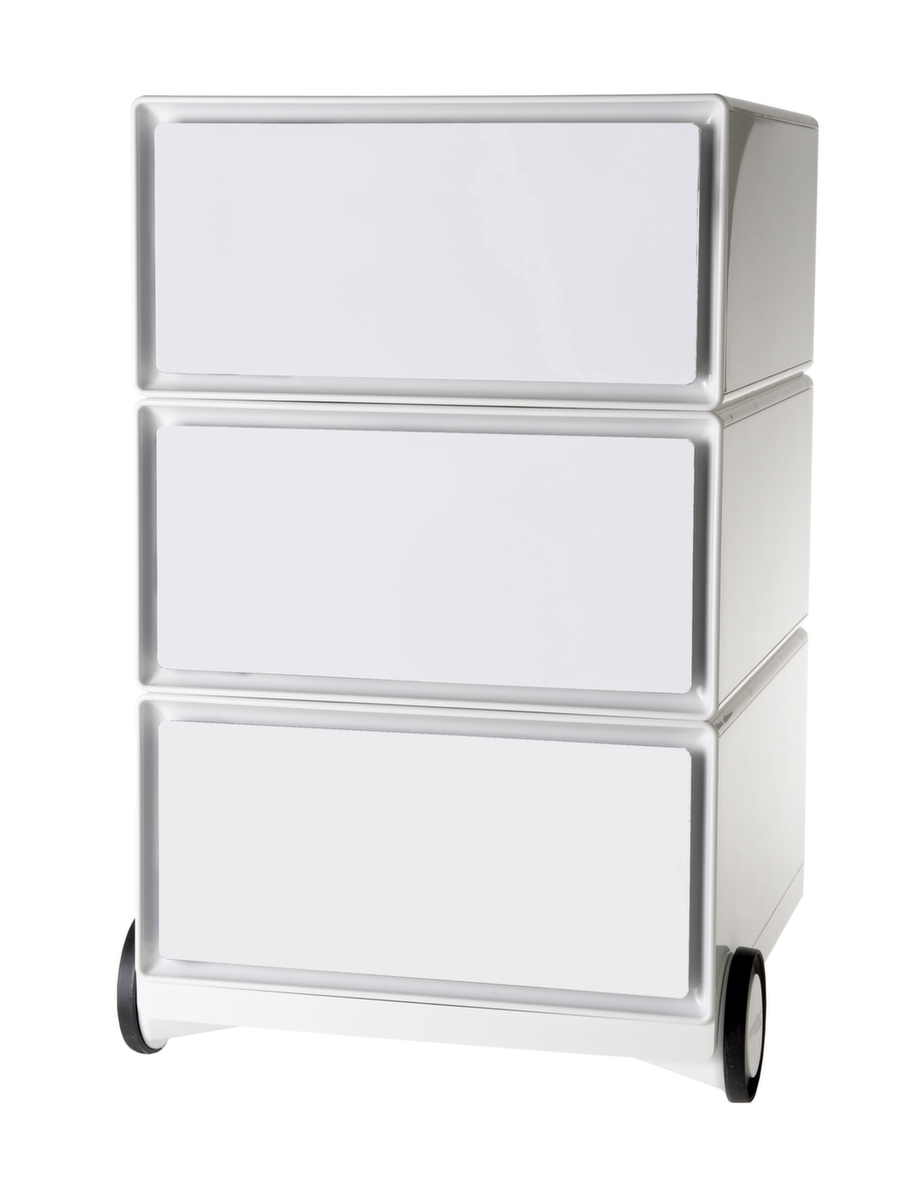 Paperflow Caisson mobile easyBox, 3 tiroir(s), blanc/blanc  ZOOM