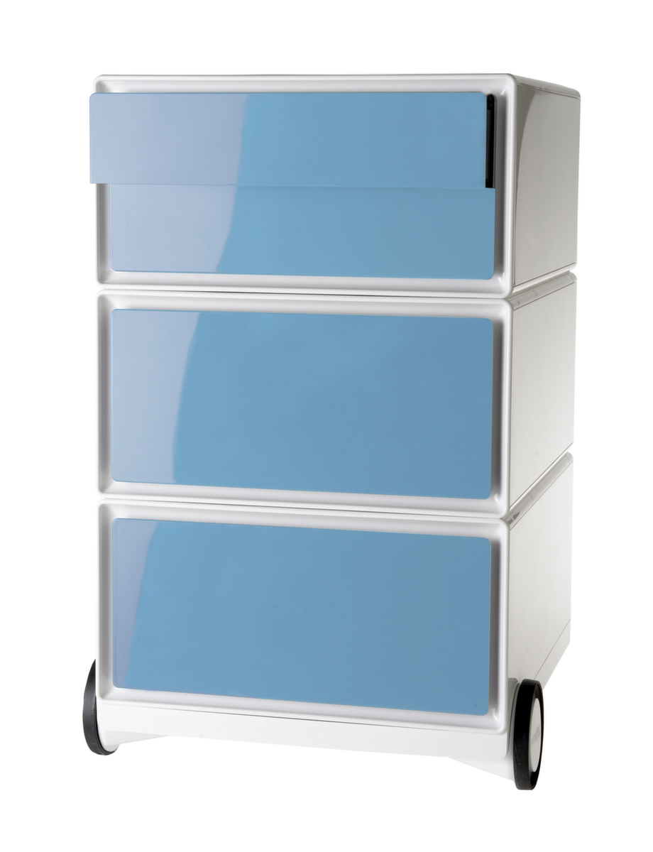 Paperflow Caisson mobile easyBox, 4 tiroir(s), blanc/bleu  ZOOM