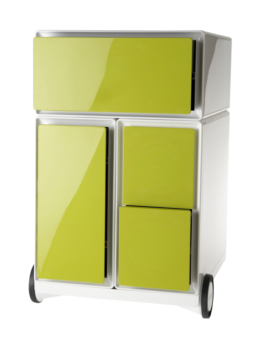 Paperflow Conteneur à roulettes easyBox avec tiroir HR, 3 tiroir(s), blanc/vert  ZOOM