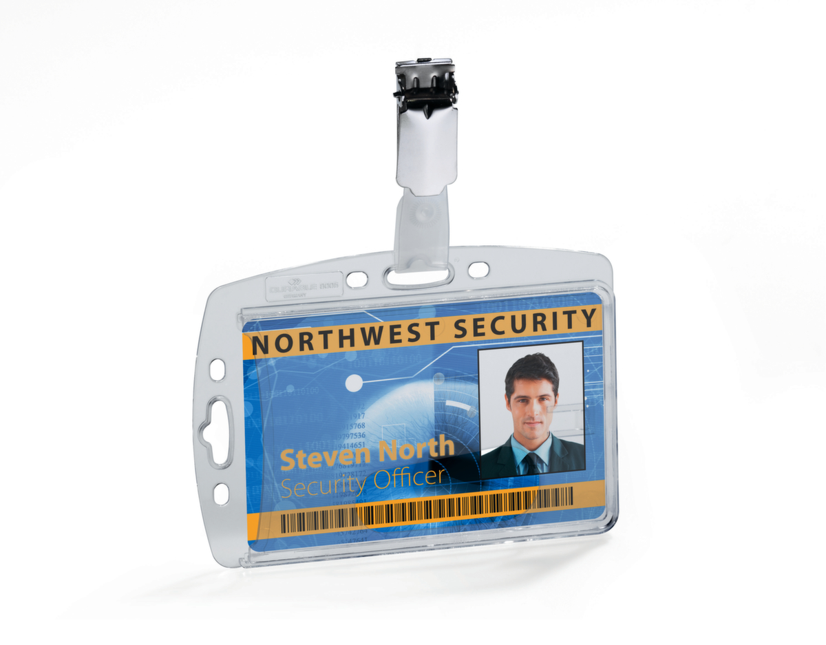 Durable Boîte rigide pour la carte d'identité, transparent  ZOOM