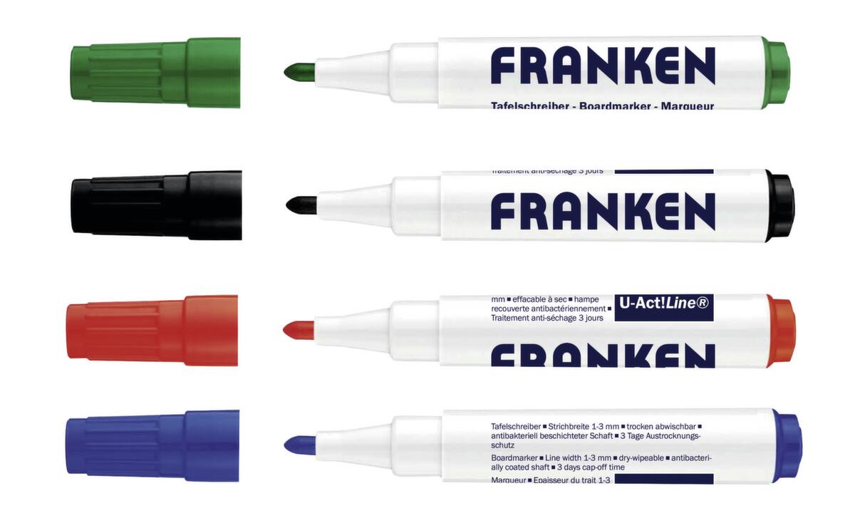 Franken 4 marqueurs aux couleurs assorties U-Act!Line  ZOOM