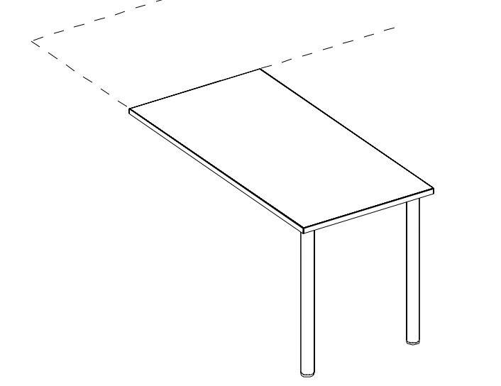 Nowy Styl Table de rallonge rectangulaire E10 pour bureau  ZOOM