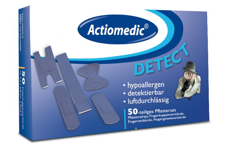 actiomedic Kit de pansements, respirant, détectable, élastique et hypoallergénique  ZOOM