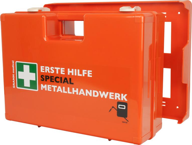 actiomedic Mallette de secours spécifique au secteur travail des métaux, calage selon DIN 13157  ZOOM