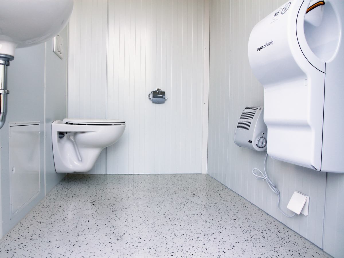 Säbu Conteneurs de toilettes FLADAFI® pour dames et messieurs, hauteur x largeur x profondeur 2600 x 3050 x 2170 mm  ZOOM