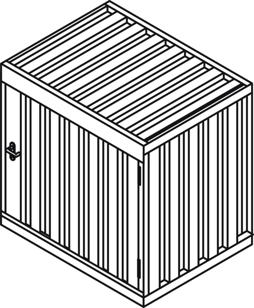 Säbu Box de stockage avec toit relevable  ZOOM