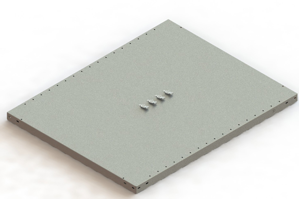 META Tablette pour rayonnage de stockage type lourd, largeur x profondeur 1300 x 800 mm  ZOOM