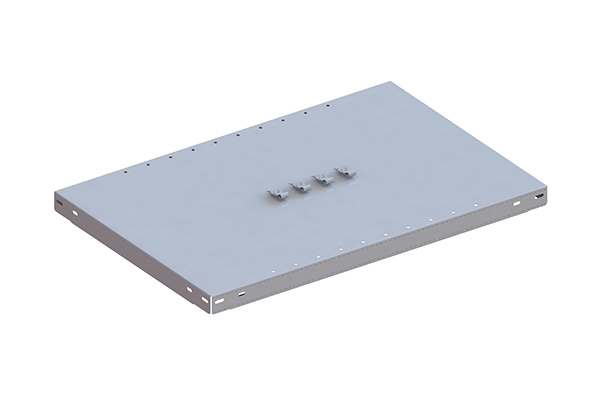 META Tablette pour rayonnage sans boulons, largeur x profondeur 750 x 500 mm  ZOOM