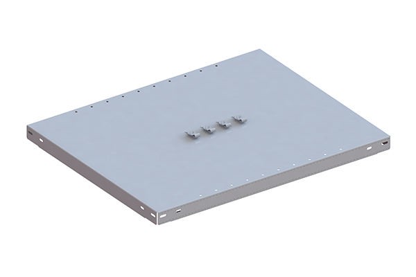 META Tablette pour rayonnage sans boulons, largeur x profondeur 750 x 600 mm  ZOOM