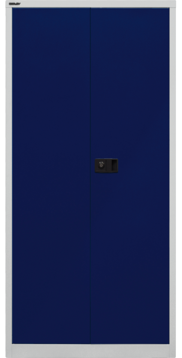 Bisley Armoire de classement Universal, 5 hauteurs des classeurs, gris clair/bleu Oxford  ZOOM