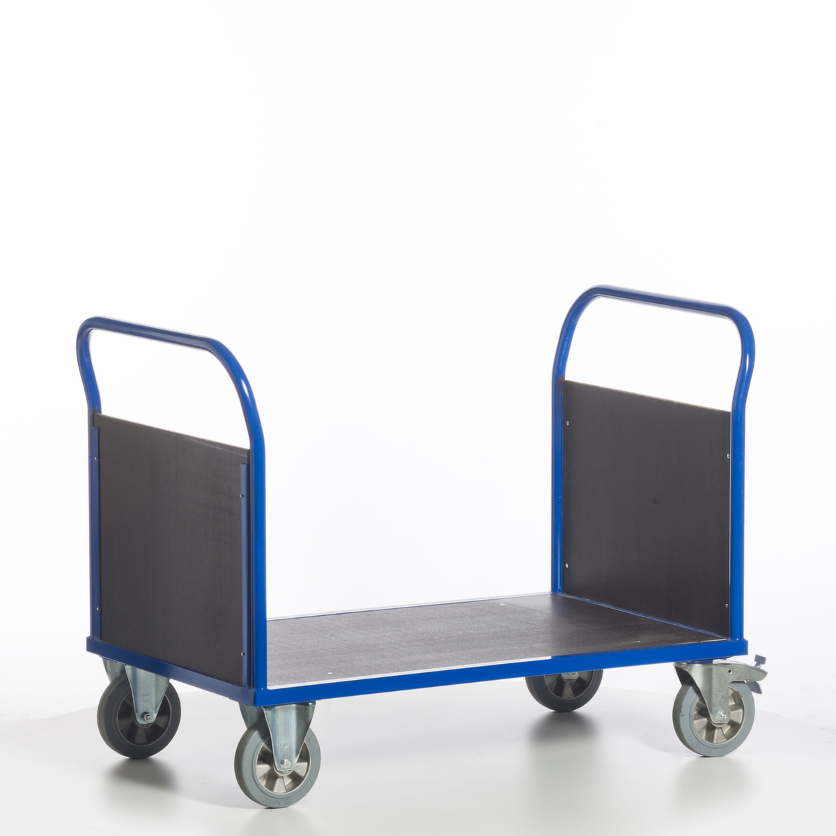 Rollcart Wagon à double façade avec zone de chargement antidérapante, force 1200 kg, plateau longueur x largeur 1200 x 800 mm  ZOOM