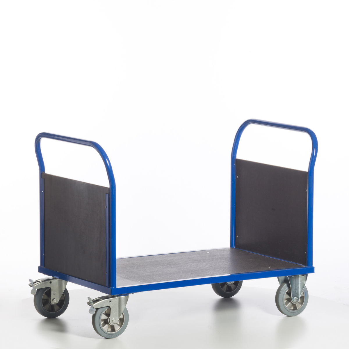 Rollcart Wagon à double façade avec zone de chargement antidérapante, force 1200 kg, plateau longueur x largeur 1200 x 800 mm  ZOOM