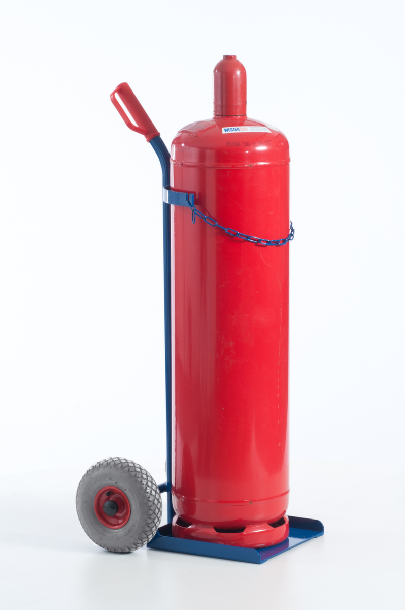 Rollcart Chariot à bouteilles, pour 1 x 33 kg de gaz de propane bouteille, bandage air  ZOOM